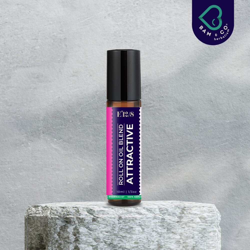 BAM & CO Attractive Therapeutic Essential Oil Roll On – Rosy, Charm & Uplifting 10ml